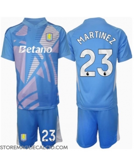Aston Villa Emiliano Martinez #23 Portiere Maglia Gara Terza Repliche 2024-25 Bambino